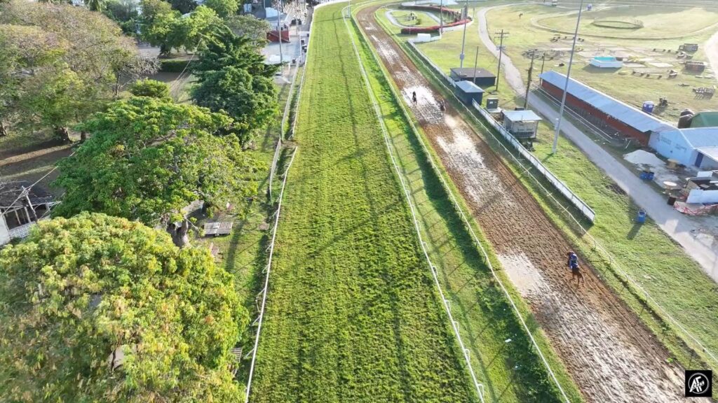 Racing In Barbados track arial view